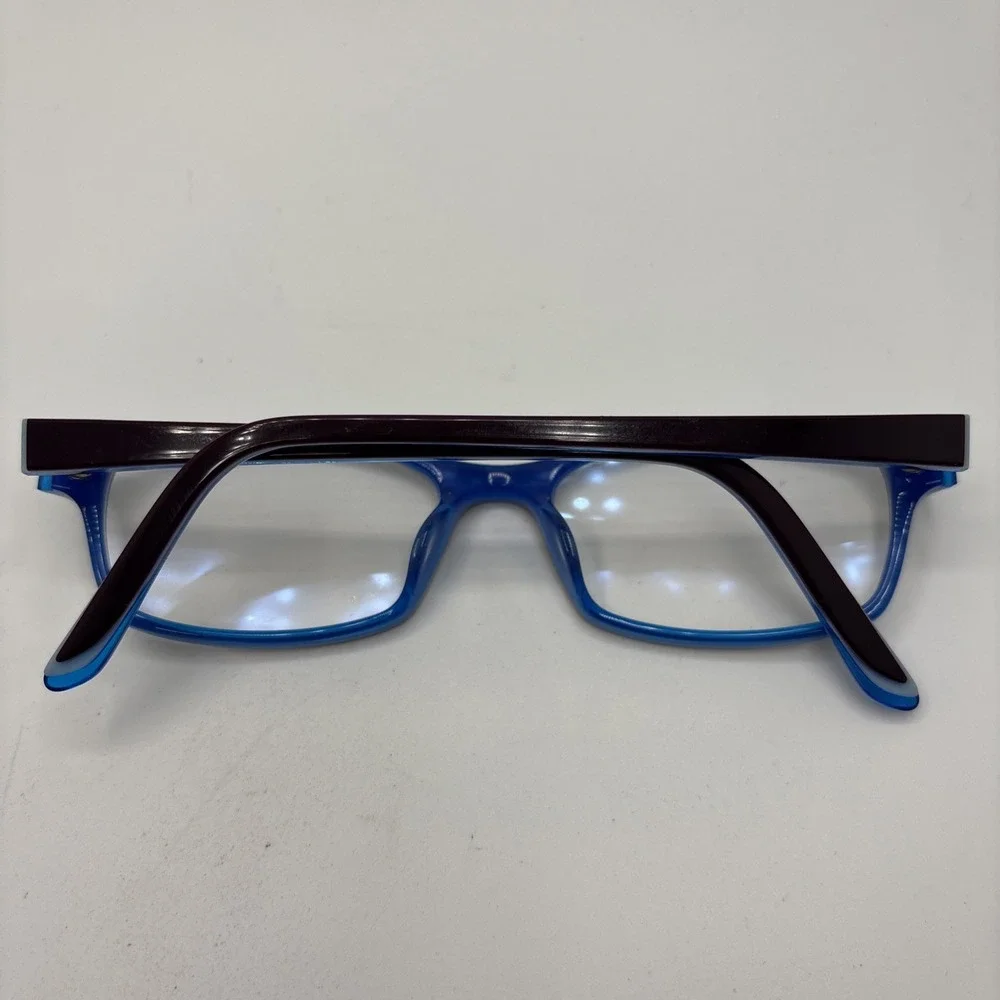 Prodesign Denmark 1700 c.3722 Purple Blue Eyeglasses Frames 50-16 135mm w/case